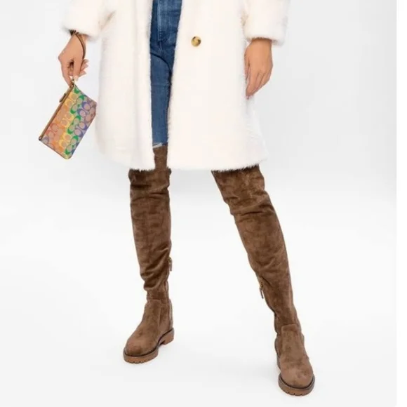 Tory Burch Black Over the Knee Boots - Picture 2 of 6